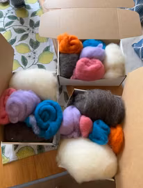 Kardflor,flera färger.