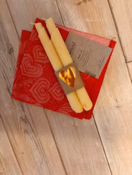 Julduk och bivaxljus