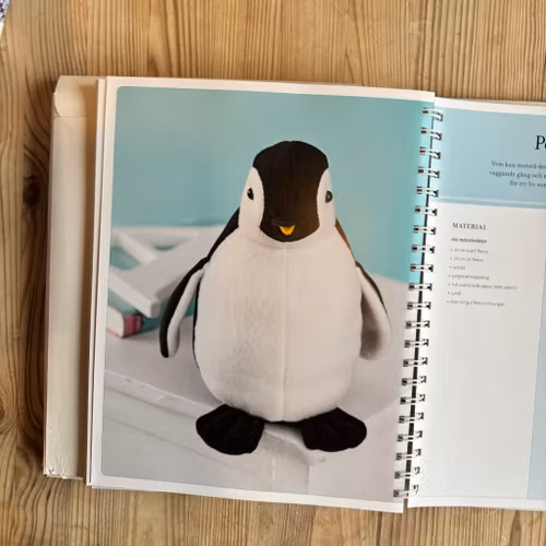 Vilda fleecedjur, med mönsterark.