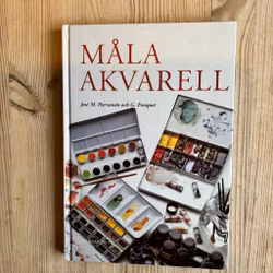 Måla akvarell.