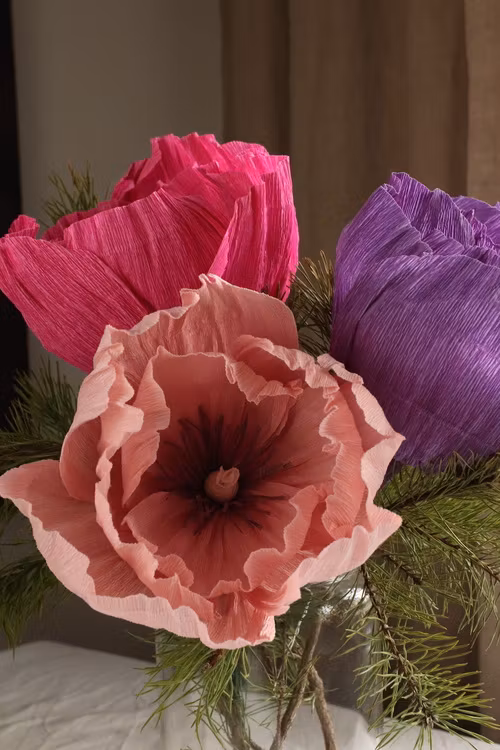 Workshop pappersblommor 24/1