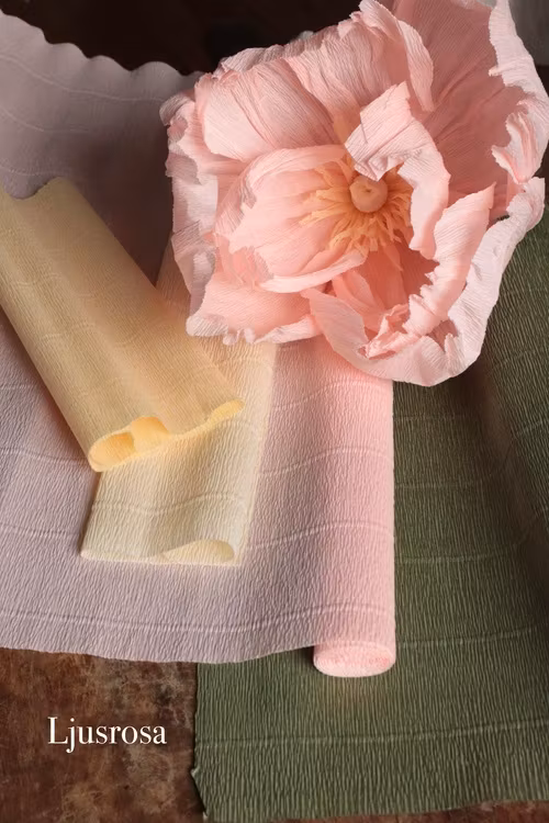 Workshop pappersblommor 24/1