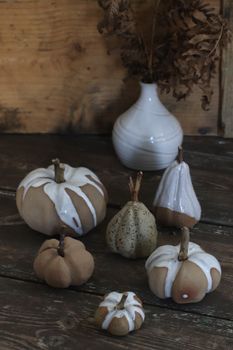 Pumpa - bruna nyanser