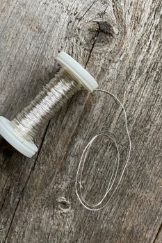Försilvrad tråd 0,3 mm