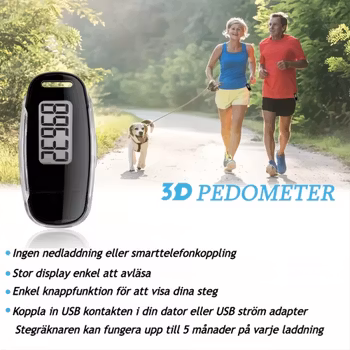 Stegräknare 3D-sensorteknologi