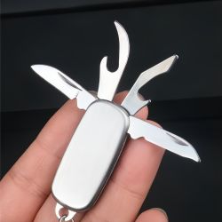 Mini -multiverktyg fickkniv med nyckelring