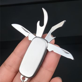 Mini -multiverktyg fickkniv med nyckelring