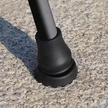 Doppsko till krycka & käpp – Slitstarkt halkskydd i naturgummi