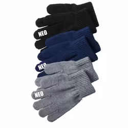 3-Pack fingervantar med eget namn