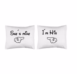 Örngott She´s mine I´m his