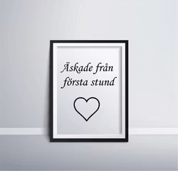 Älskade från första stund 50*70cm