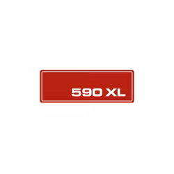 Kabe 590XL bak lampsarg 32,5x11,6cm