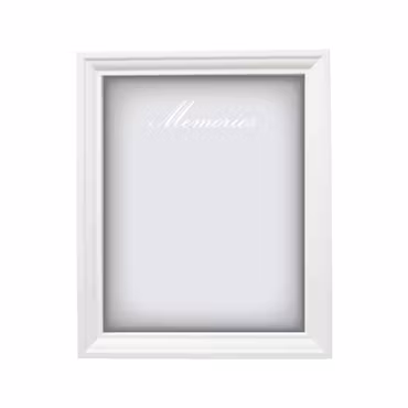 Minnestavla vit 25x20