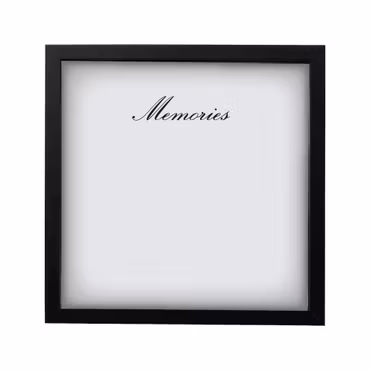Minnestavla svart 25x25