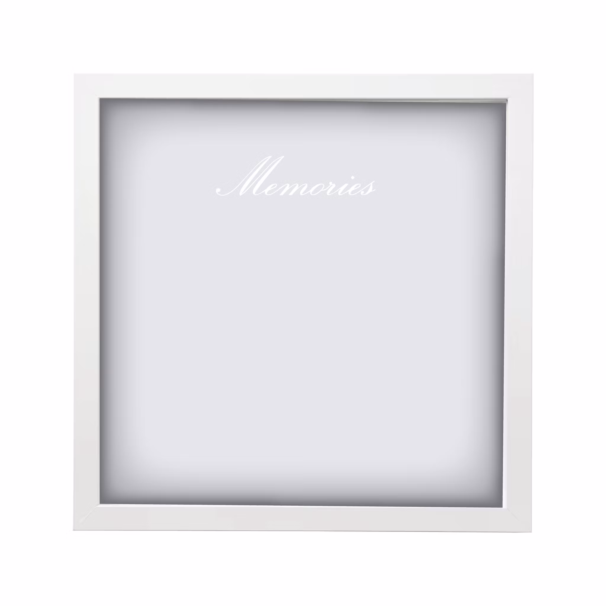 Minnestavla vit 25x25