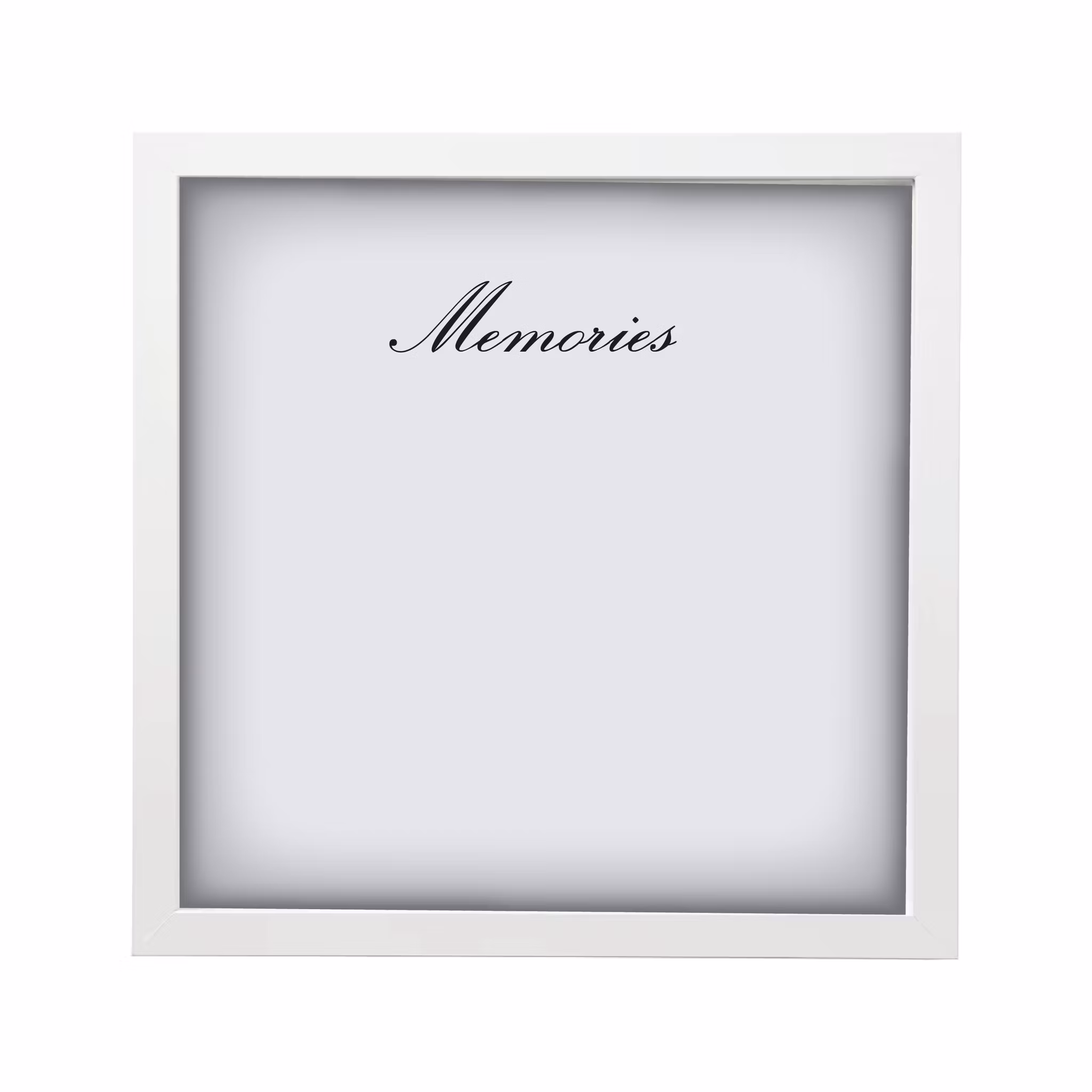 Minnestavla vit 25x25