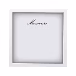 Minnestavla vit 25x25