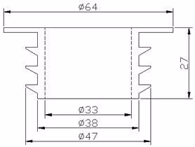 Silikontätning för vas - olika storlekar