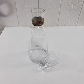 Karaff med glas