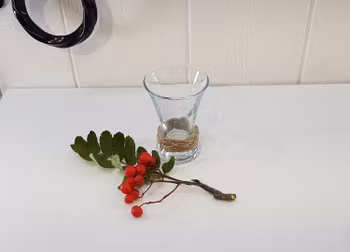 Presentset snapsglas