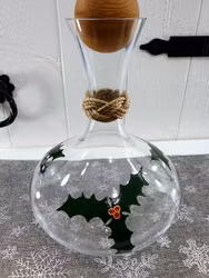 Vinkaraff med julmotiv