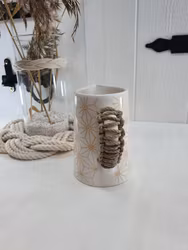 Mjölkkanna med mönster