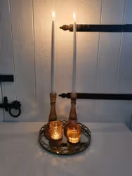 Ljuslykta brunrandig