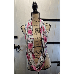 Tubsjal/halsduk vintage rose