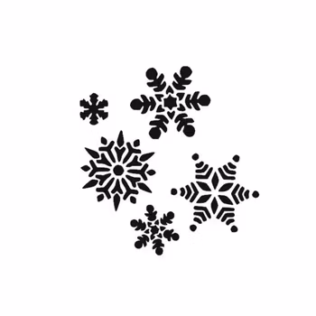 Reflexbuff/halsduk snöstjärnor
