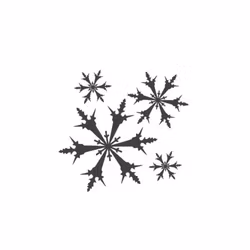 Reflexbuff/halsduk snöstjärnor