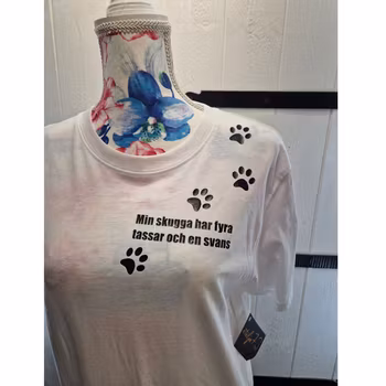 T-shirt med min skugga...katt
