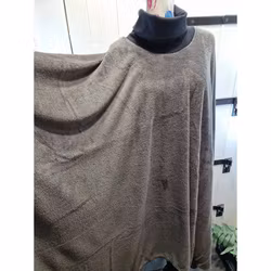 Poncho mörkgrå