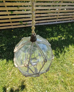 Glaskula/flöte genomskinligt glas 56 cm