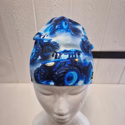 Mössa blå traktor