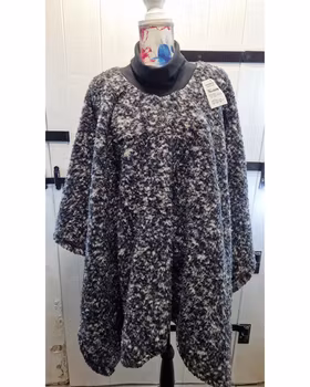 Poncho spräcklig