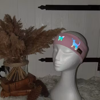 Reflexpannband katt och fjärilar storlek 48-58