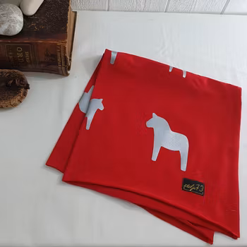 Reflexbuff/halsduk med dalahäst