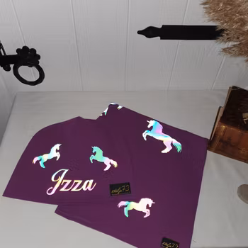 Reflexbuff/halsduk med enhörningar