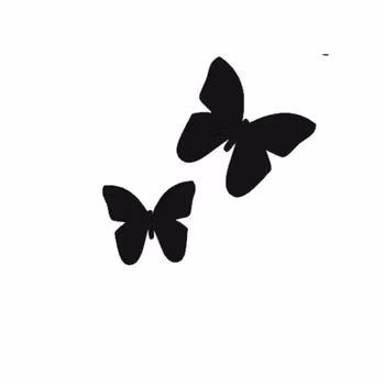 Reflexbuff/halsduk med fjärilar