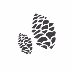 Reflexbuff/halsduk med kottar