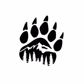 Reflexbuff/halsduk med björntassar