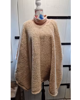 Poncho dimrosa extra tjock