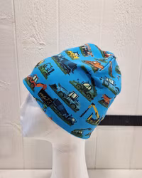 Mössa fordon i blått