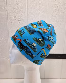 Mössa fordon i blått