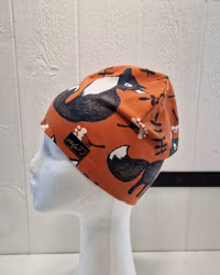 Mössa räv i rostrött