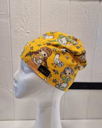 Mössa flickor i gult