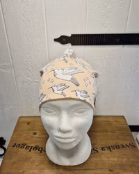 Mössa fåglar i aprikos