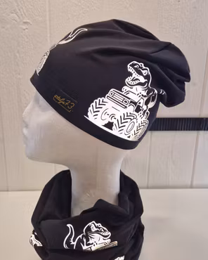 Reflexmössa dinotruck storlek 48-64