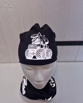 Reflexmössa dinotruck storlek 48-64