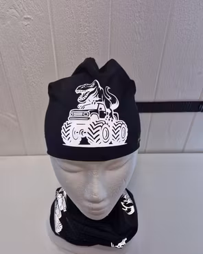 Reflexmössa dinotruck storlek 48-64